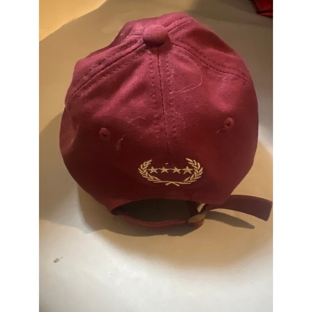 Field Grade "Automatic Roses" Maroon Distressed Hat - Picture 3 of 5
